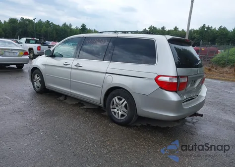 2007 Honda Odyssey Ex-L из США, поврежденный, VIN 5FNRL38777B090423